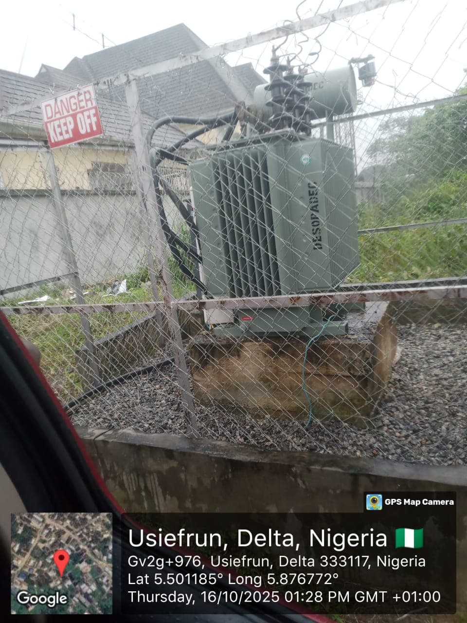 Usiefrun Transformer Installation and Power Connection - Site Photo 2
